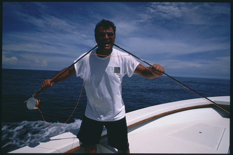 broken fly rod marlin fishing costa rica